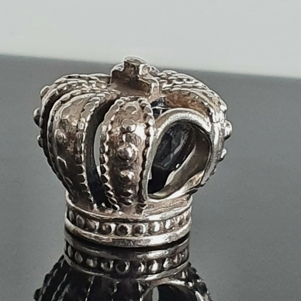 Authentic Pandora charm crown princess , queen #790930CZ - Picture 8 of 16